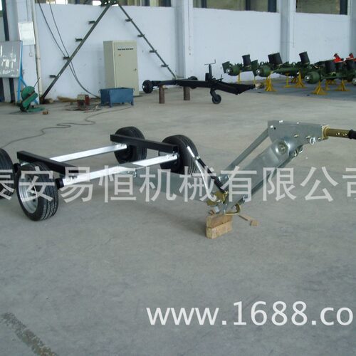 供应泰安新型全挂车底盘拖车底盘小挂车底盘