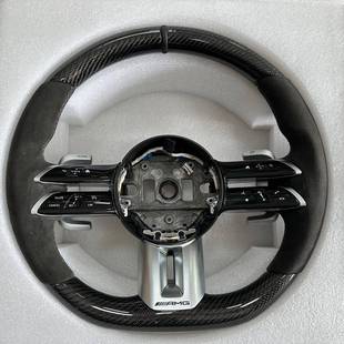 奔驰升级C级C200C260C300C180C43C63代AMG改装 碳纤维方向盘
