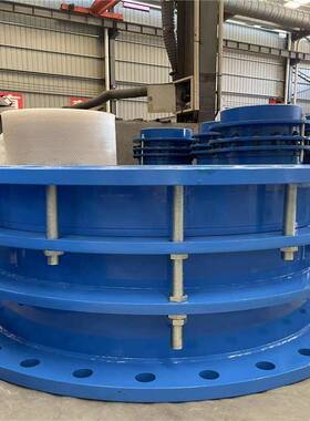 广东VSSJA-2型双法兰限位伸缩器DN200加厚连接伸缩接头B2F止水