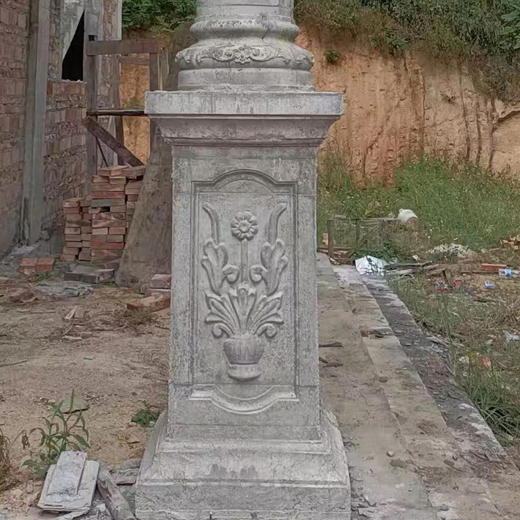 型柱浇方梅花围墙墩造柱欧式罗马柱模具塑料脚模型别墅现模板水泥