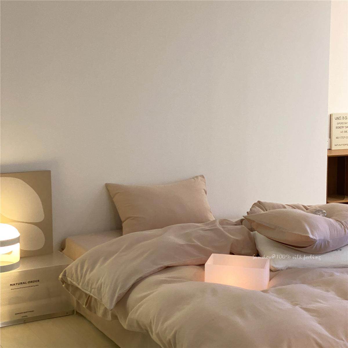 D'arte高级感裸睡床上用品100阿克苏长绒棉全棉双层纱柔软四件套,纺织面料/辅料/配套,纺织机械配件,淘宝优惠券,粉丝福利购,淘宝优惠卷