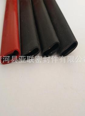 旋转门防夹系统急停遇阻反弹胶条安全触边感应条导电胶条