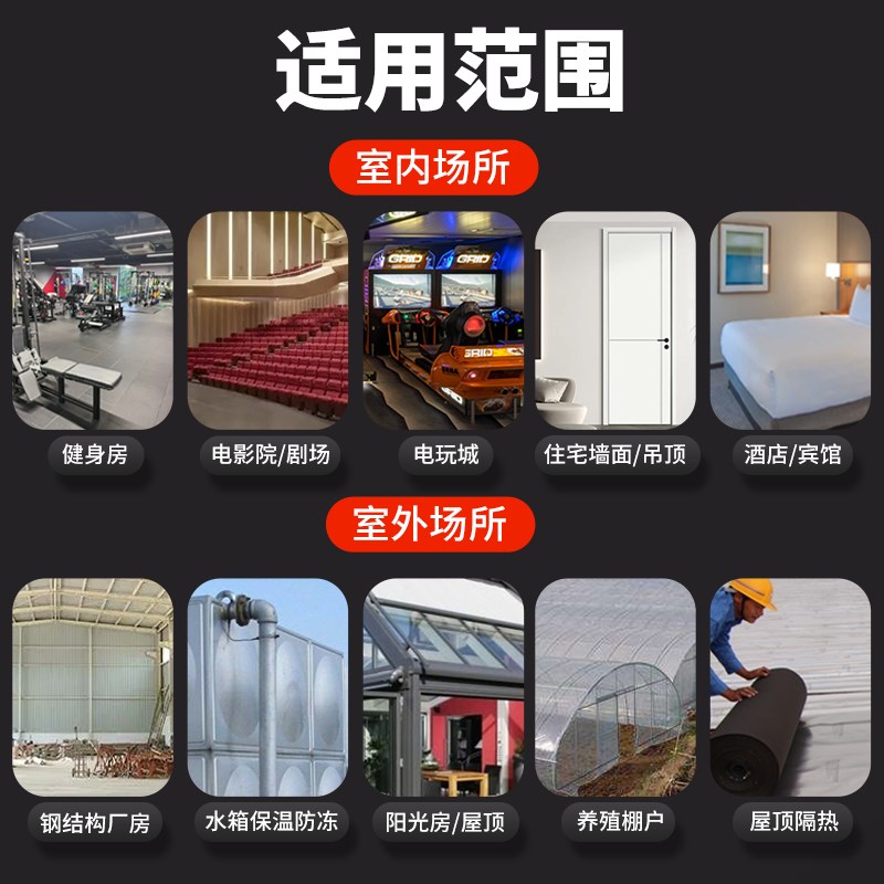 隔热棉挤塑板保温棉耐高温铝箔隔热板防火棉阳光房楼顶屋顶隔热膜
