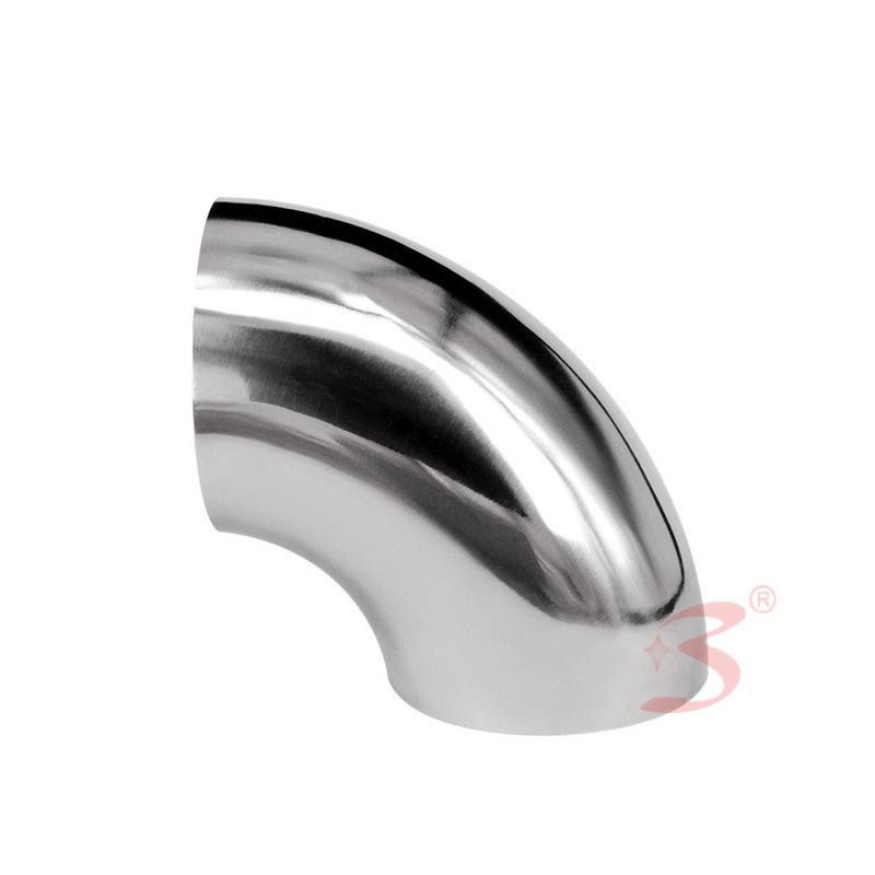 【折扣价】201材质1.5厚焊接装饰不锈钢弯头90度口径219~325配件