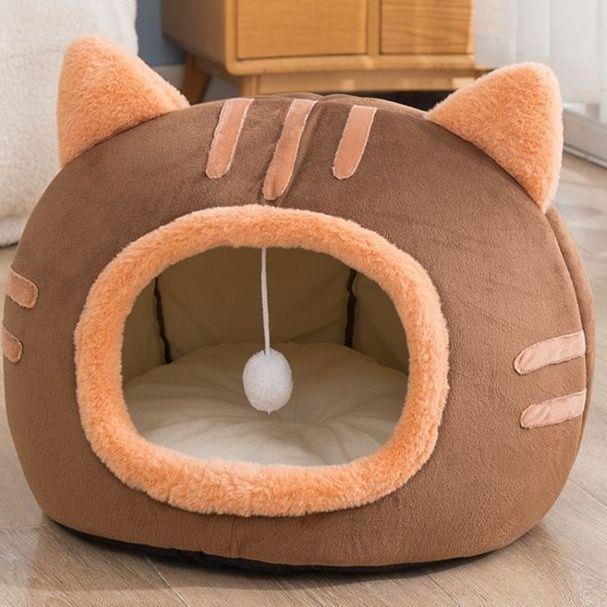 【折扣价】可爱猫窝暖和加厚小型犬狗窝猫窝四季通用全封闭式便宜