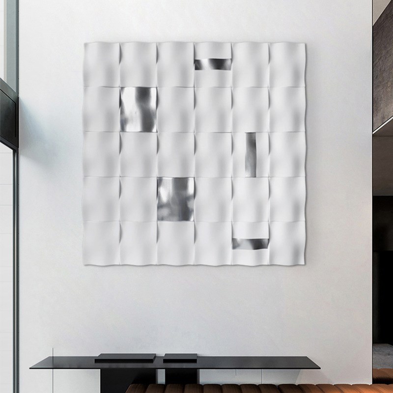 现代立体简约装饰画木雕实物画卧室沙发背景墙书房样板房创意挂画图片