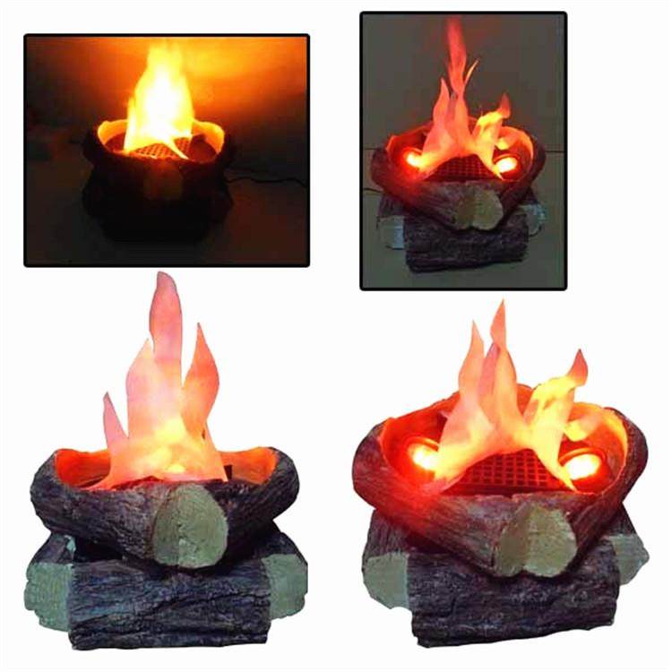 木头火焰灯仿真电子火焰灯新款led火焰灯鬼屋派对舞台效果灯