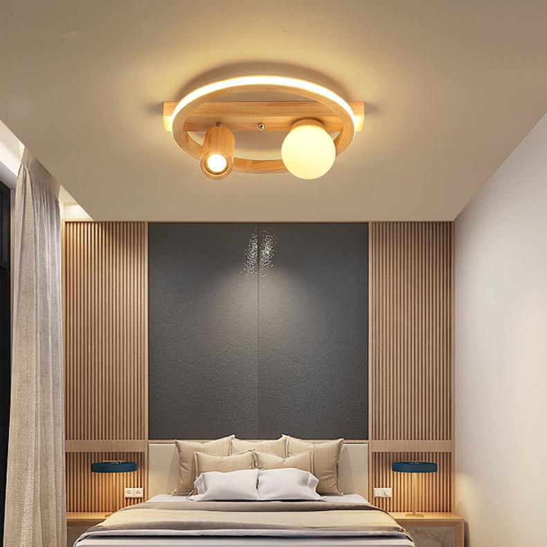 北欧风格简约现代客厅餐厅灯创意个性卧室圆形led吸顶灯具X2022