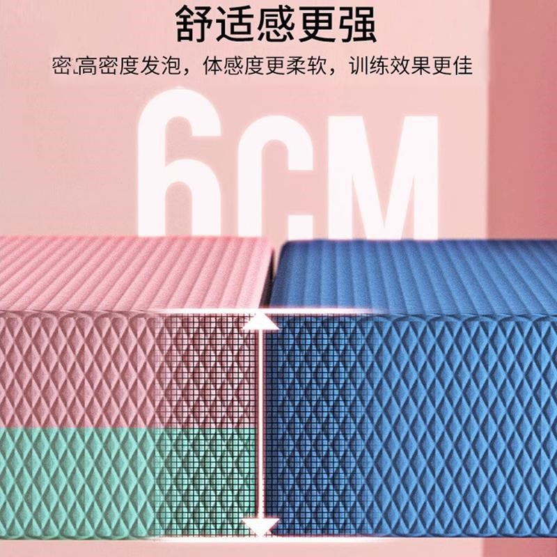 瑜伽平衡垫运动垫减震垫健腹轮专用跪垫平板支撑核心训练加厚泡沫