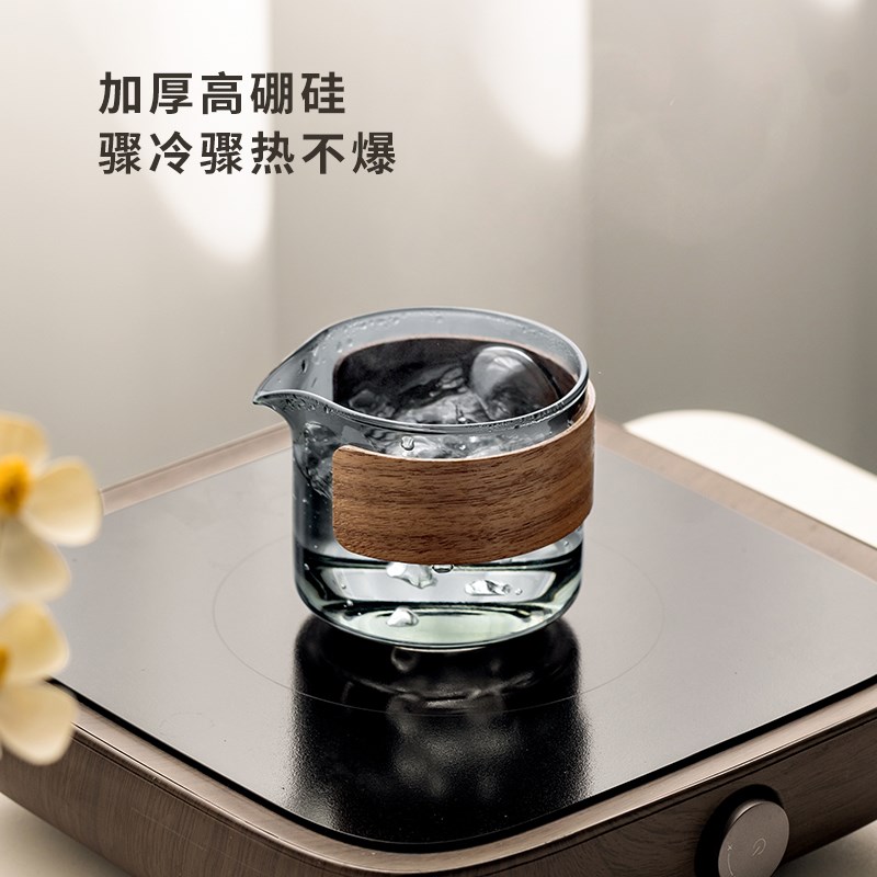 高端玻璃旅行茶具套装便携式收纳包单人一壶三杯快客杯定制带茶盘