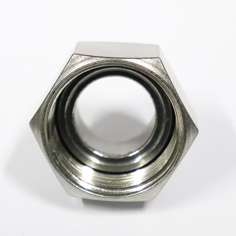 304不锈钢焊接活动接头内丝活套螺母波纹管焊接头压力表仪表接头