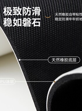 esipsi瑜珈垫防滑天然橡胶专业健身跳操家用静音垫