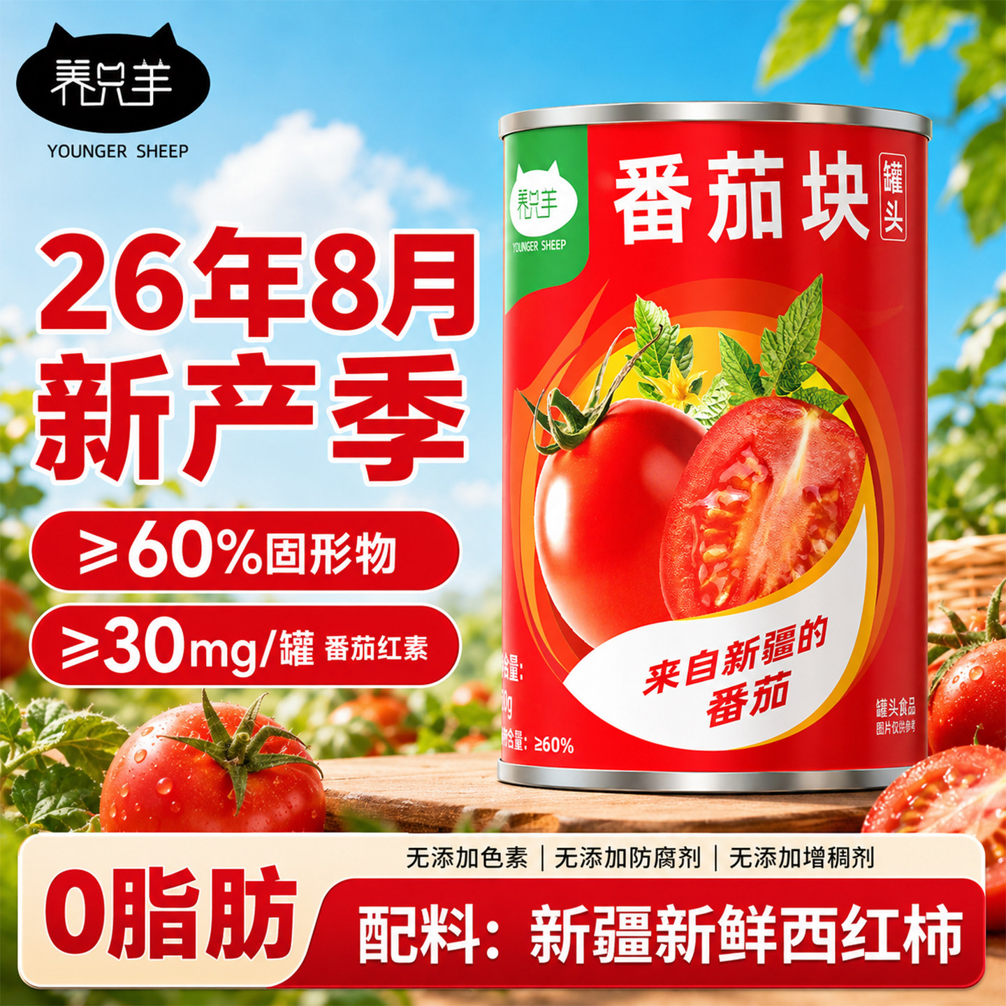 新疆番茄罐｜地道新疆｜厨房常备