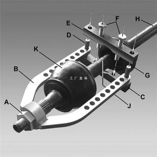 汽车球笼万向拆卸器半轴球笼工具球笼拉马拉玛9孔囚笼拆卸工具
