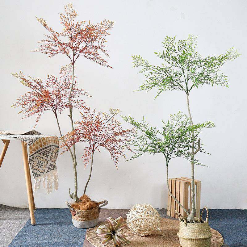 网红仿真南天竹盆景假绿植橱窗装饰客厅落地盆栽仿生植物摆件假树,鲜花速递/花卉仿真/绿植园艺,其它园艺用品,淘宝优惠券,粉丝福利购,淘宝优惠卷