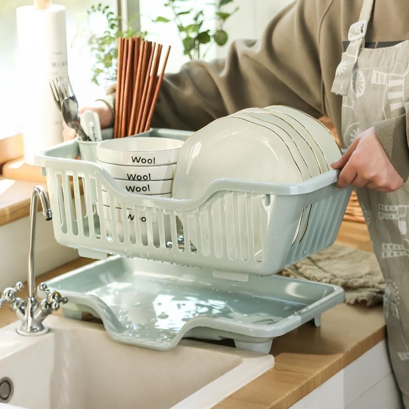 dish drying rack storage kitchen cup holder organizer洗碗架