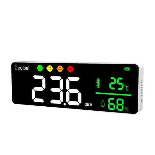 噪音计分贝仪声音测量仪家用酒吧台式 Decibel meter noise行家选