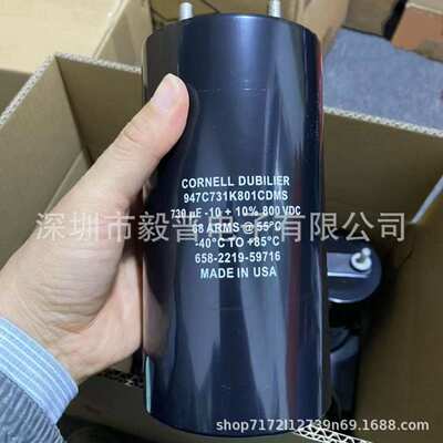 947C731K801CDMS 800V 730UF 薄膜支撑电容 CDE