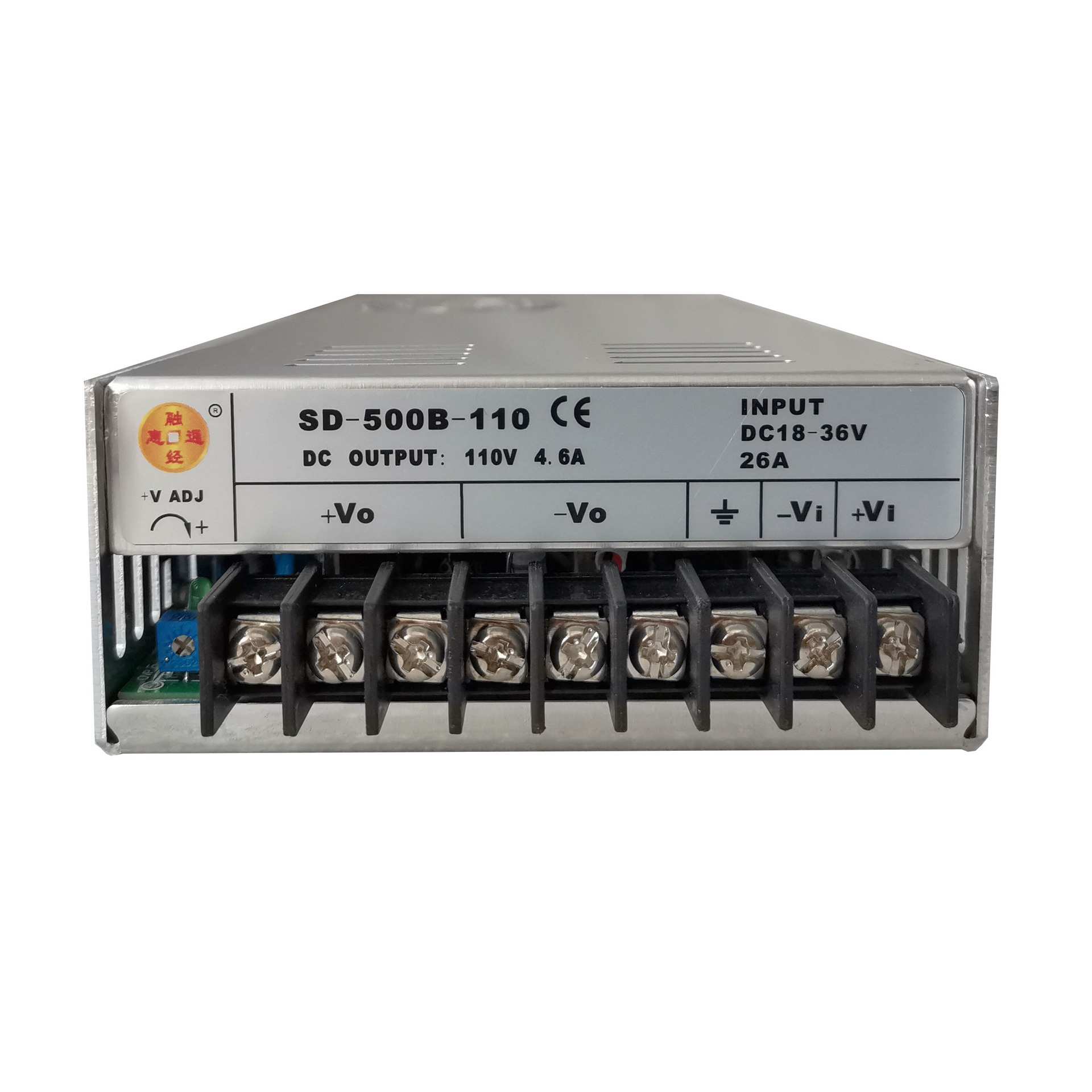 SD-500B-110 DC18-36V(含24V)转110V4.5A500W 隔离DC-DC模块电源