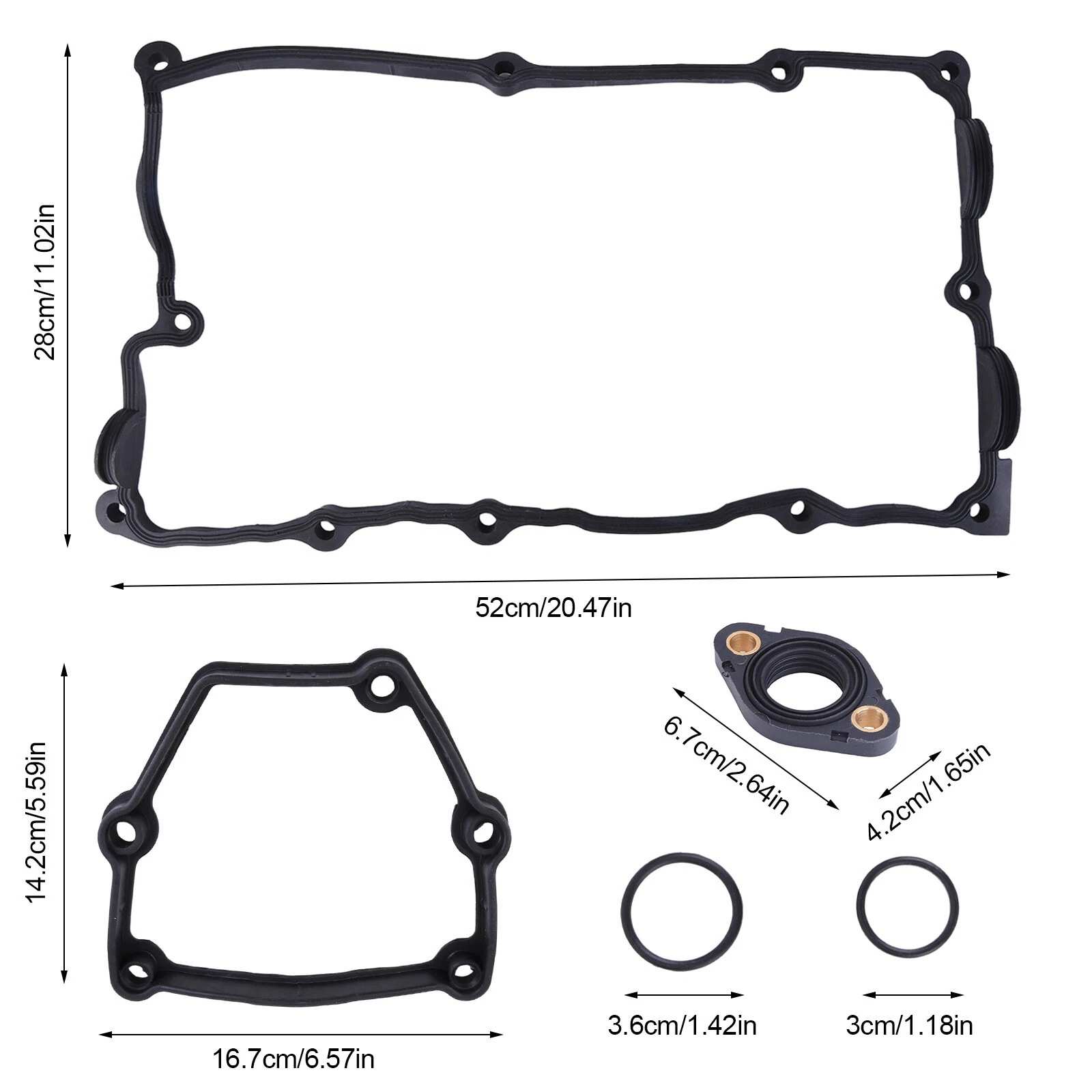 热销适用于宝马2.0气门室盖垫片套件汽车配件跨境N46 E46 N42