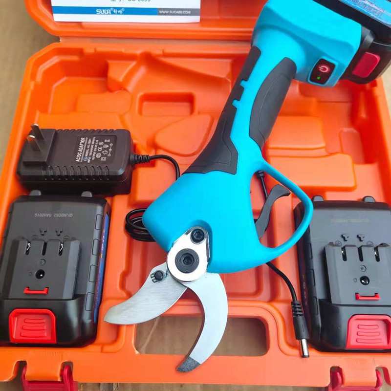 舒畅4.0电动修枝剪园艺剪刀充电式锂电园林修枝机果树电动剪刀