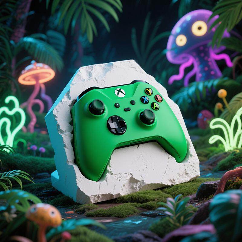 XBOX PS5 Switch石膏游戏手柄支架创意底座电脑桌面摆件生日礼物