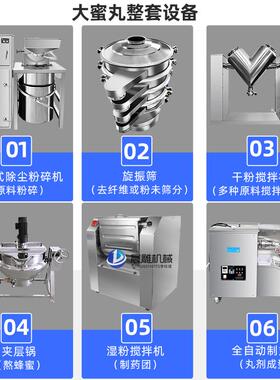 0全自9动6克大蜜丸制丸机 1克黄精黑芝麻丸机 丸780克鹿鞭大蜜丸