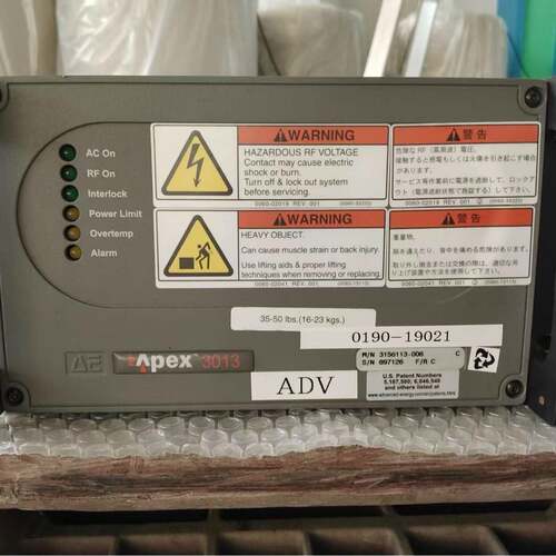 半导体设备配件AdvancedEnergyApex射频电源APEX3013
