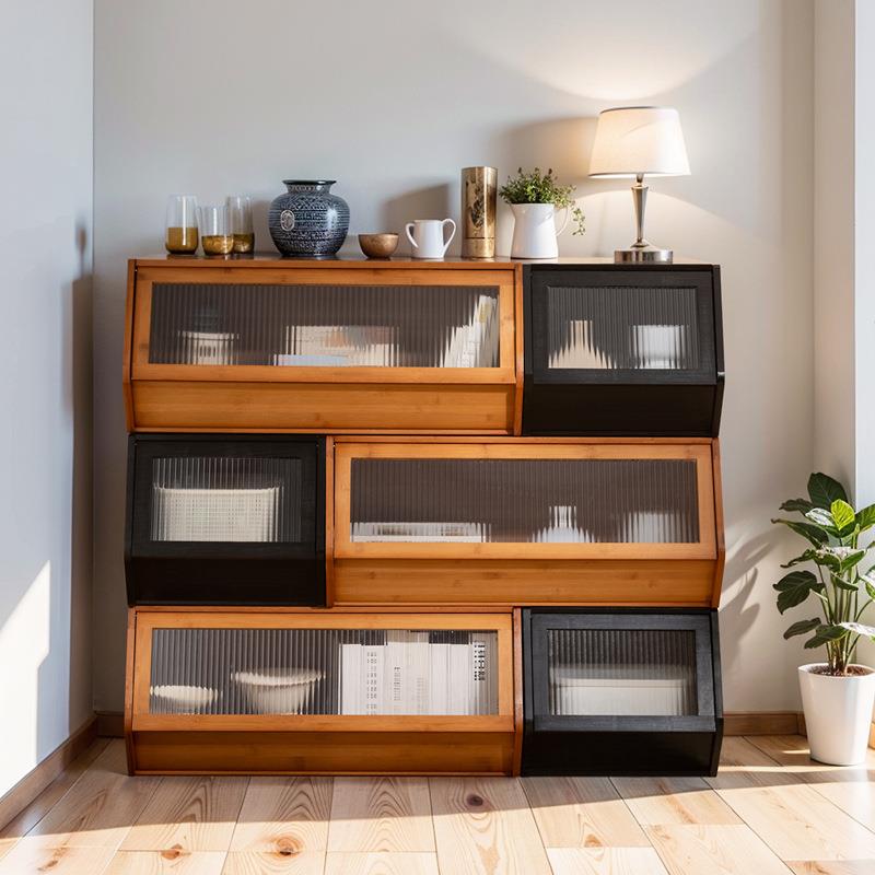 【折扣价】多功能有盖可叠加杂物收纳盒储物整理箱家用收纳柜储物