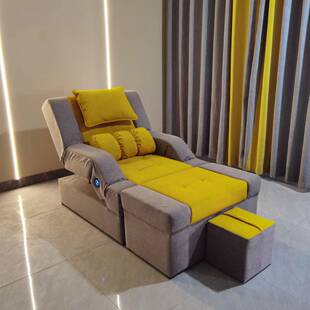 【折扣价】足疗床厂家电动足浴沙发沐足洗脚沙发钢架结构足浴沙发