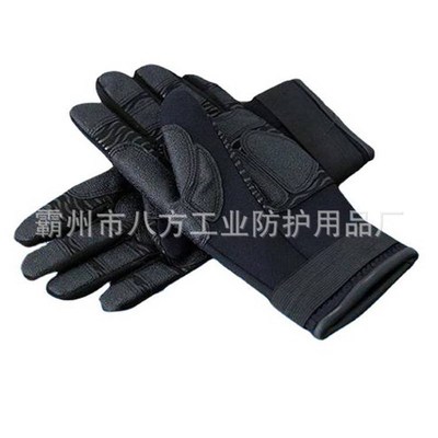 水域救援手套防止滑脱防刺抗磨潜水手套防水救生手套水上运动手套