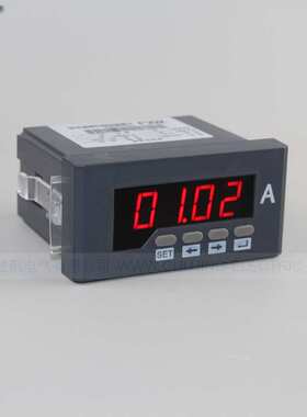 96x48mm 灰黑色壳体 数字 数显 单相交流电流表 开孔92*45 mm