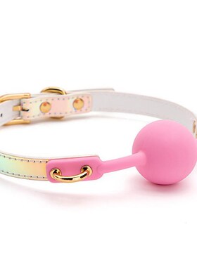 Soft Silicone Ball Gag Oral Fixation Bondage Mouth Gag Mouth