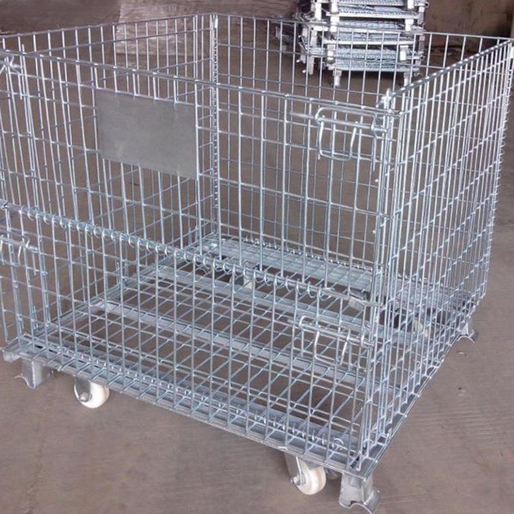 仓储笼车苏州带脚轮可移动快件包裹周转捡货工具车仓储笼小推车