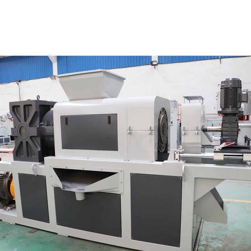 供应PPPE塑料膜挤压脱水制粒机，薄膜拧干减容挤水机