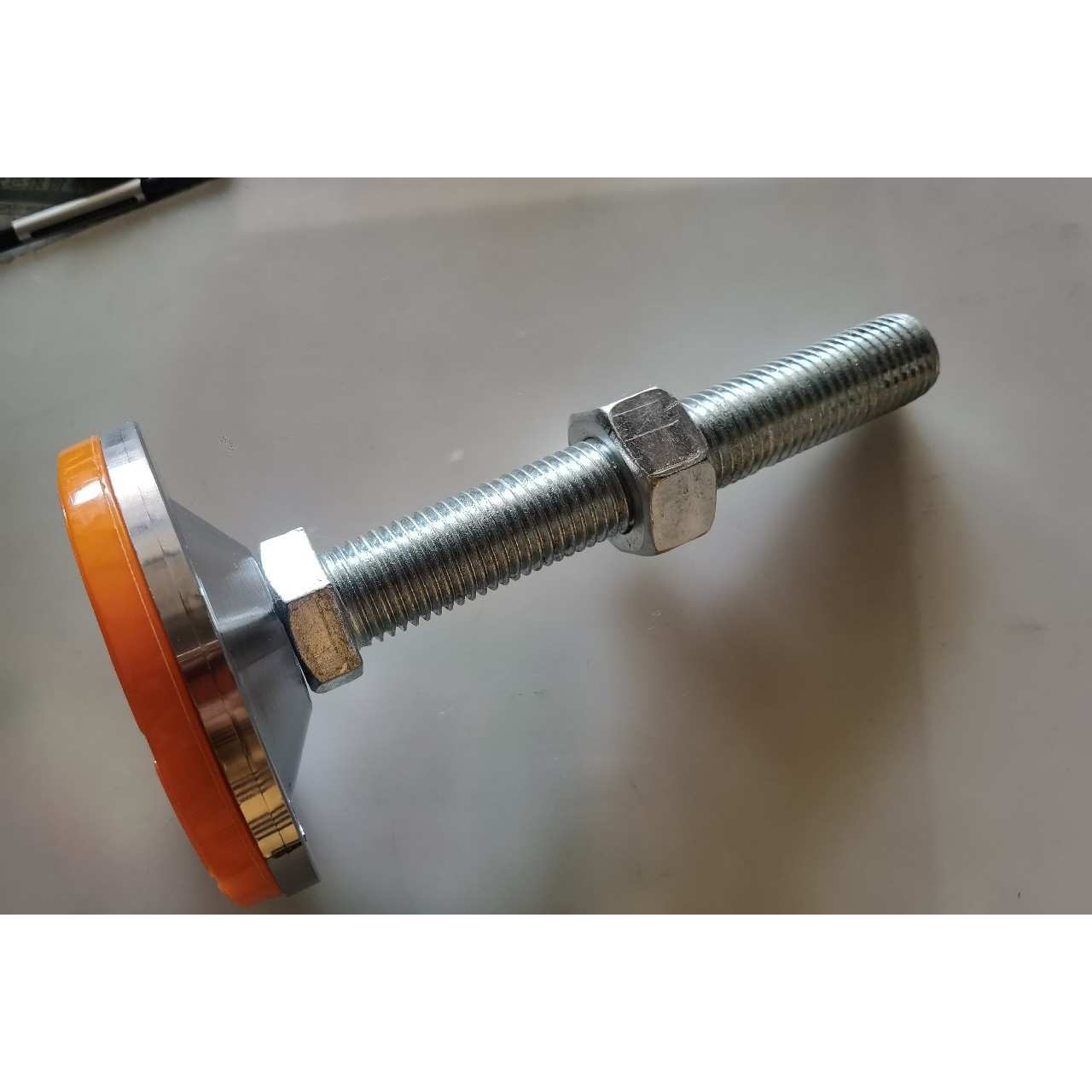 D150*M20*150重型镀铬碳钢脚杯机械机箱水平调节杯支撑脚地脚杯