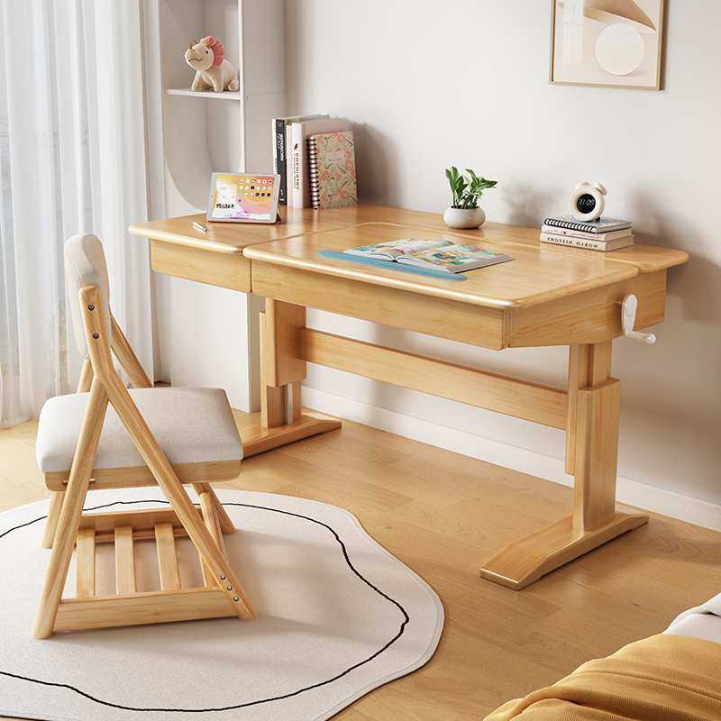儿童学习桌小学生写字桌全实木书桌家用可升降调节桌子课桌椅套装,模玩/动漫/周边/娃圈三坑/桌游,模型制作工具/辅料耗材,淘宝优惠券,粉丝福利购,淘宝优惠卷