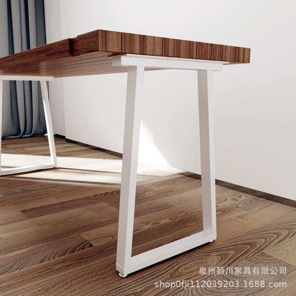 跨境简约铁艺餐桌腿金属桌脚书桌支架办公桌腿支撑架餐桌书桌桌腿