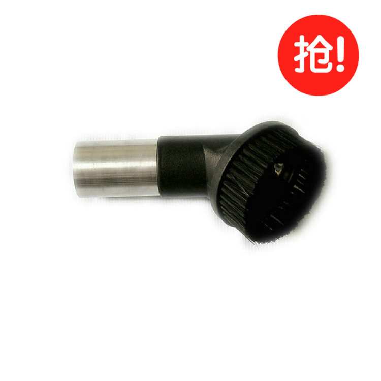 厂家直销兼零售50mm口径圆毛刷铝制手柄工业吸尘器用配件