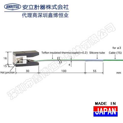VA-05K-01-TS1-ANP VA-04K-01-TS1-ANP安立ANRITSU夹子式温度探头