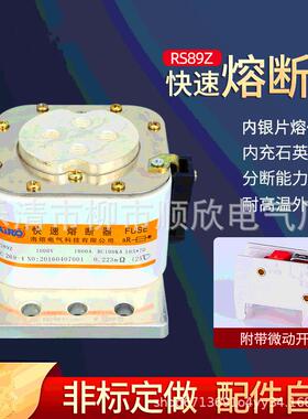 RS89Z/1000V方管螺栓式快速熔断器1250A 单伸平板低压熔断器1400A