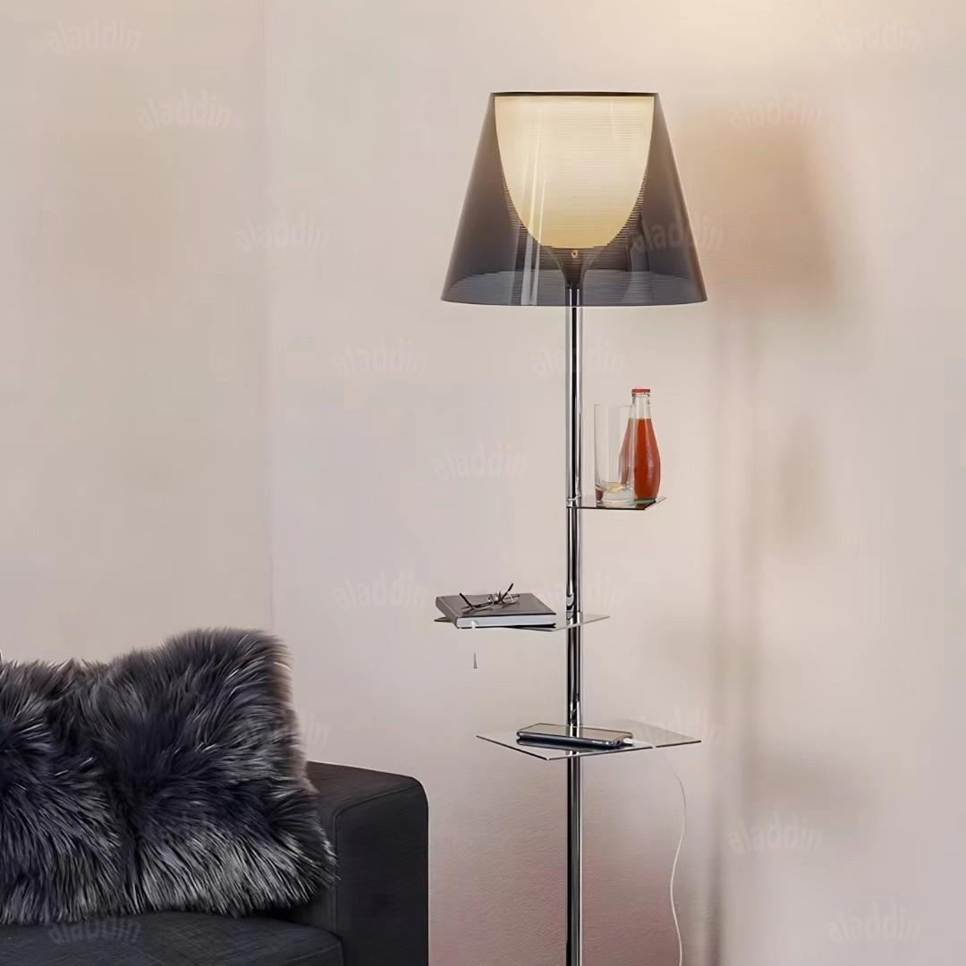 【折扣价】意式极简置物架落地灯设计师创意法式轻奢客厅书房卧室