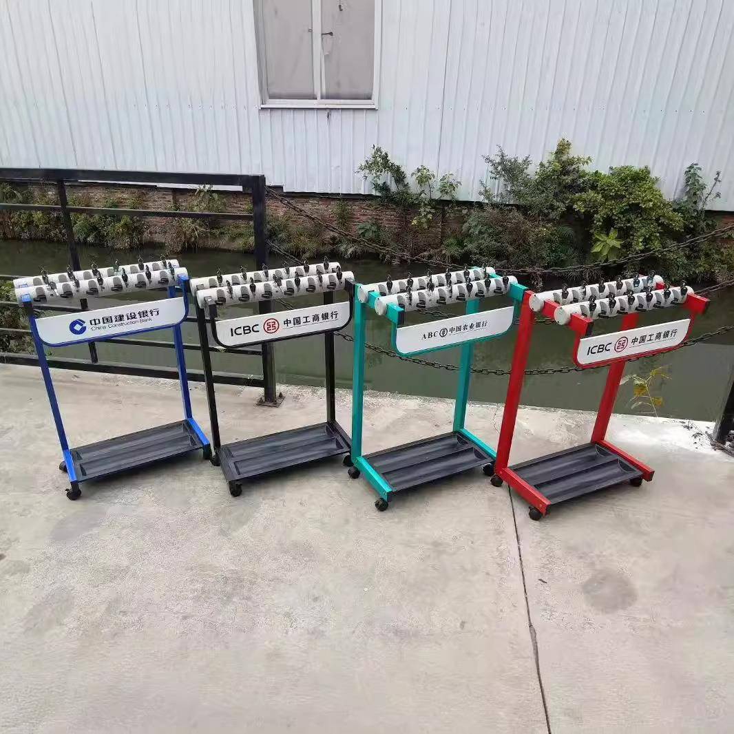 【折扣价】大量烤漆雨伞架12头雨伞架带锁雨伞架伞架雨伞架2436