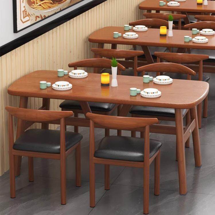 餐桌家用小户型简约现代桌子出租房用长方形饭桌餐饮商用桌椅家居