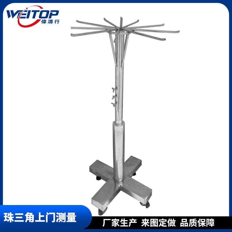 供应不锈钢线束挂线架工业圆形电源线周转架线架车