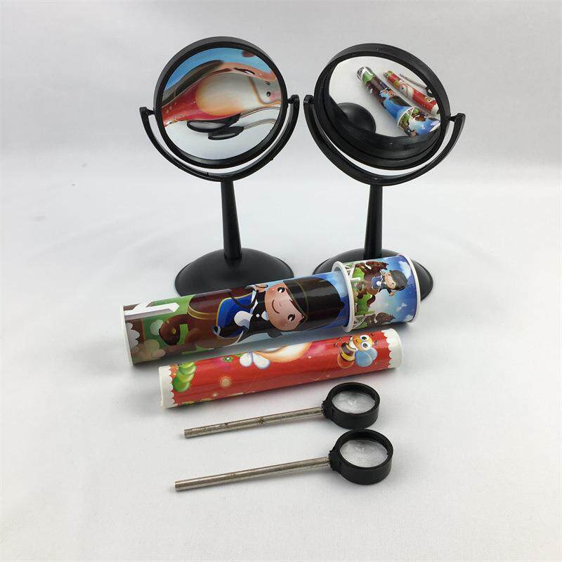 组合面镜、哈哈镜、简易变焦透镜、万花筒科学实验教学仪器80155