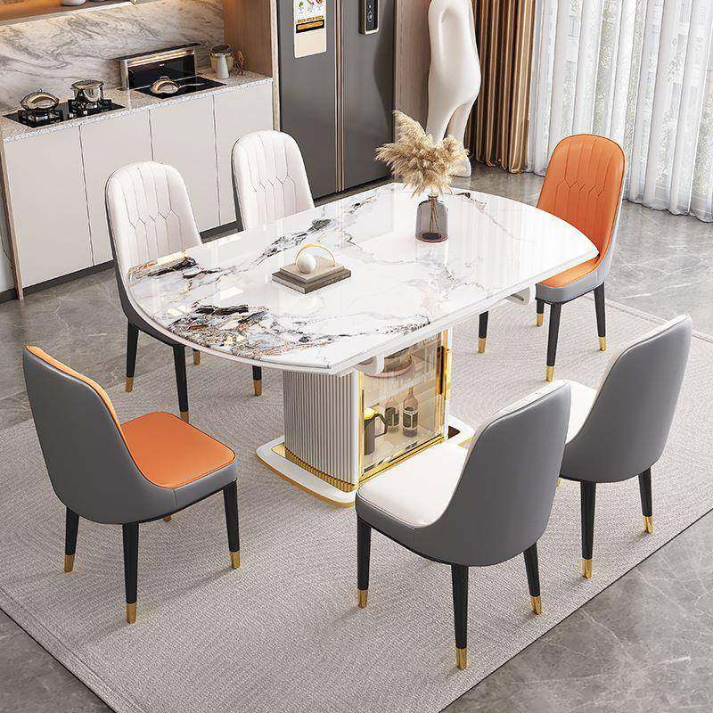 岩板餐桌椅组合现代简约轻奢家用大小户型客厅方圆两用亮光岩板,鲜花速递/花卉仿真/绿植园艺,割草机/草坪机,淘宝优惠券,粉丝福利购,淘宝优惠卷