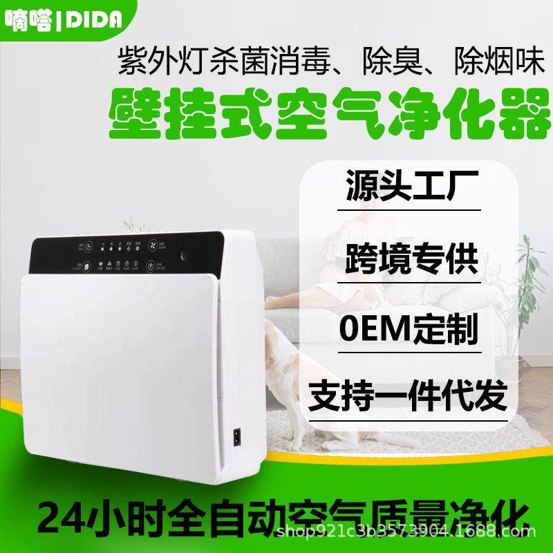 负离子壁挂式空气净化器紫外线家用空气消毒机杀菌智能除甲醛