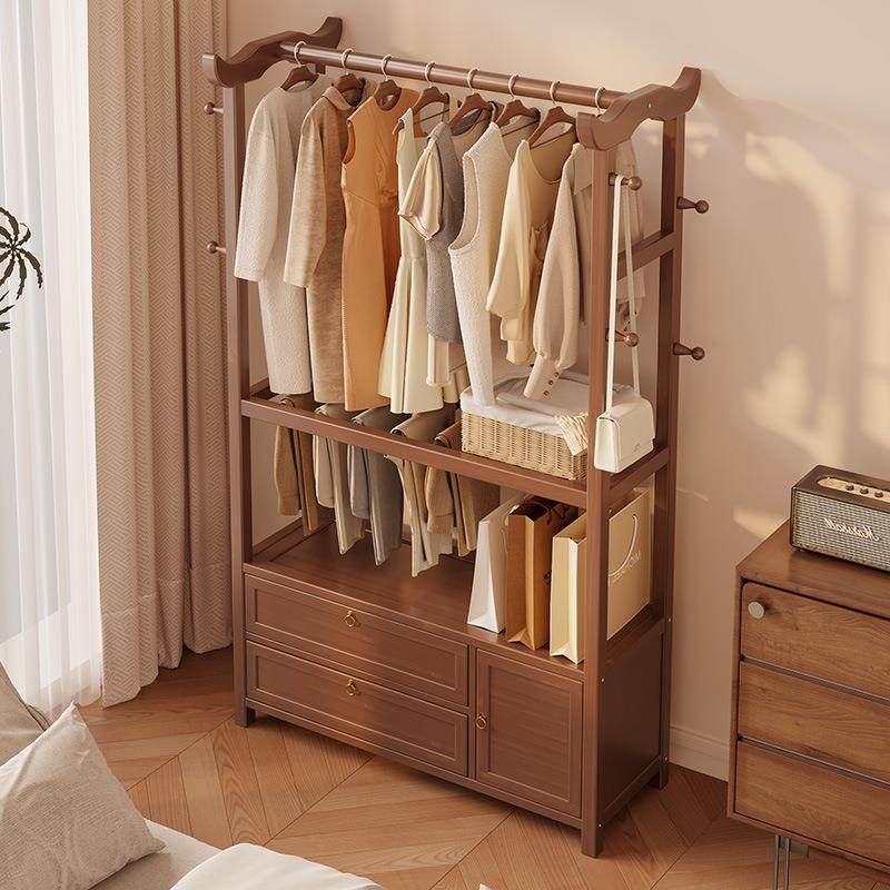 衣架落地卧室家用挂衣架小型实木衣服挂架室内房间简易收纳衣帽架,鲜花速递/花卉仿真/绿植园艺,割草机/草坪机,淘宝优惠券,粉丝福利购,淘宝优惠卷