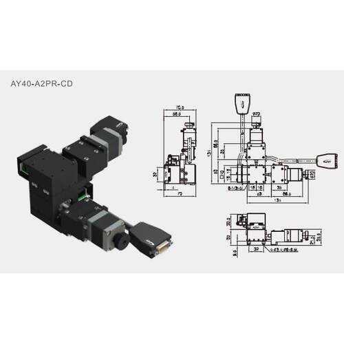 XY轴滑台AY40-A2PR-CD/AY60-A2PR-CD/AY80-A2PR-CD/AY100-A2PR-CD